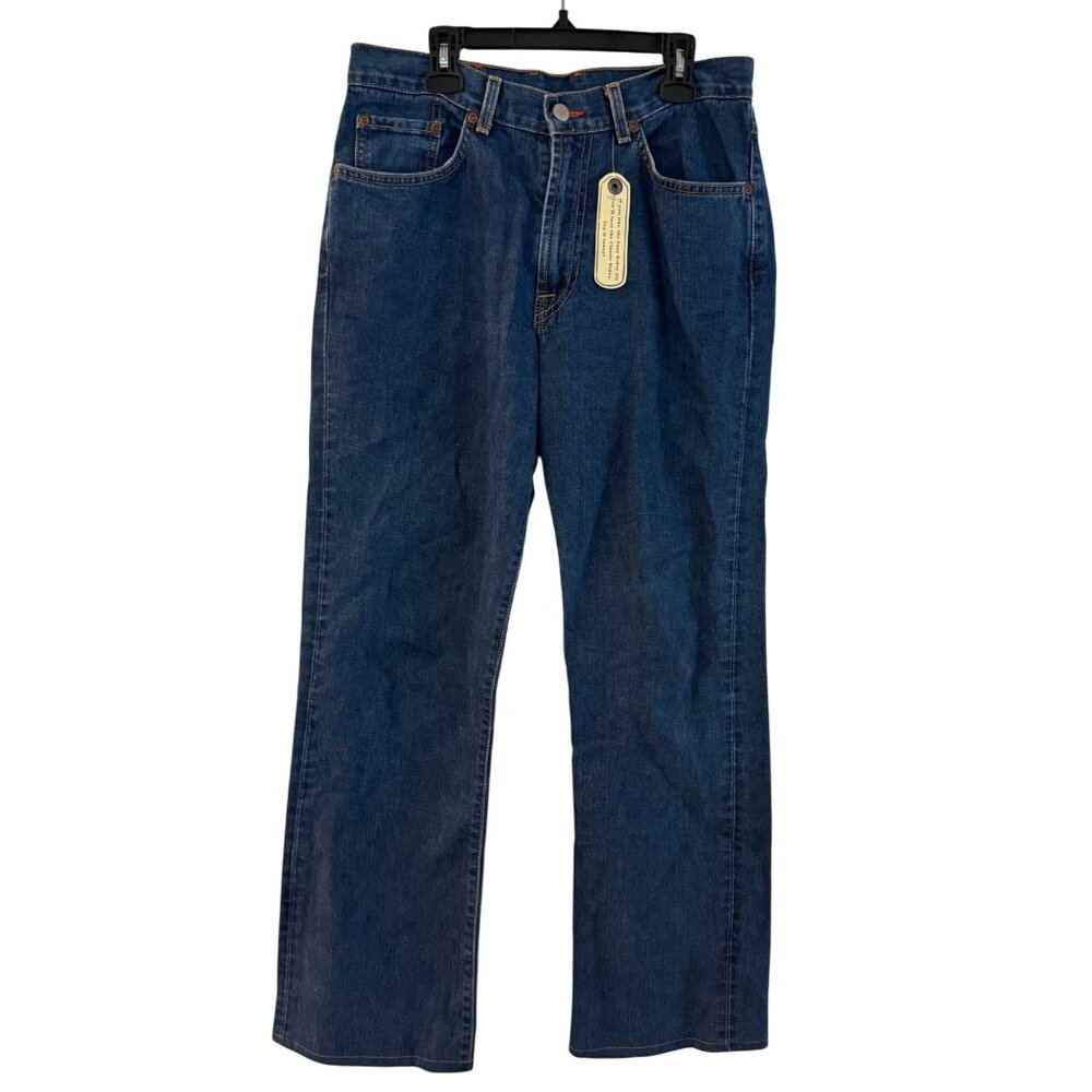 Lucky Brand Womens Low Rise Flare American Made Size 10/30 Blue Denim Jeans